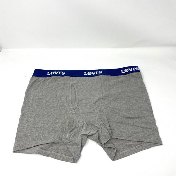 🌿Sale🌿 3-pack Levi's Men's Size S L Boxer Brief Cotton Navy Blue 37453 0593 - Picture 4 of 7